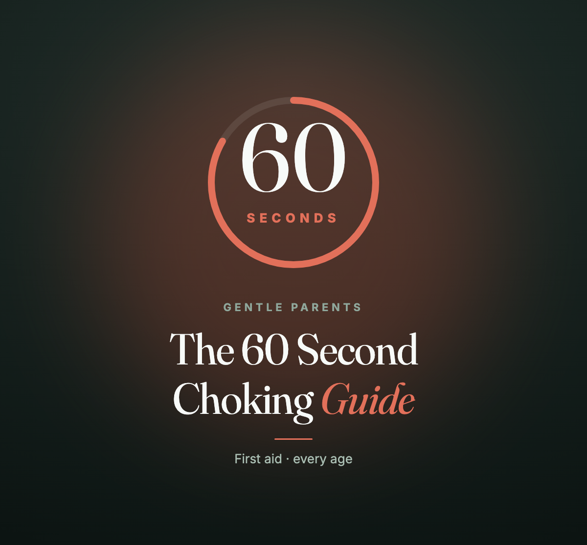 The 60 Second Choking Guide