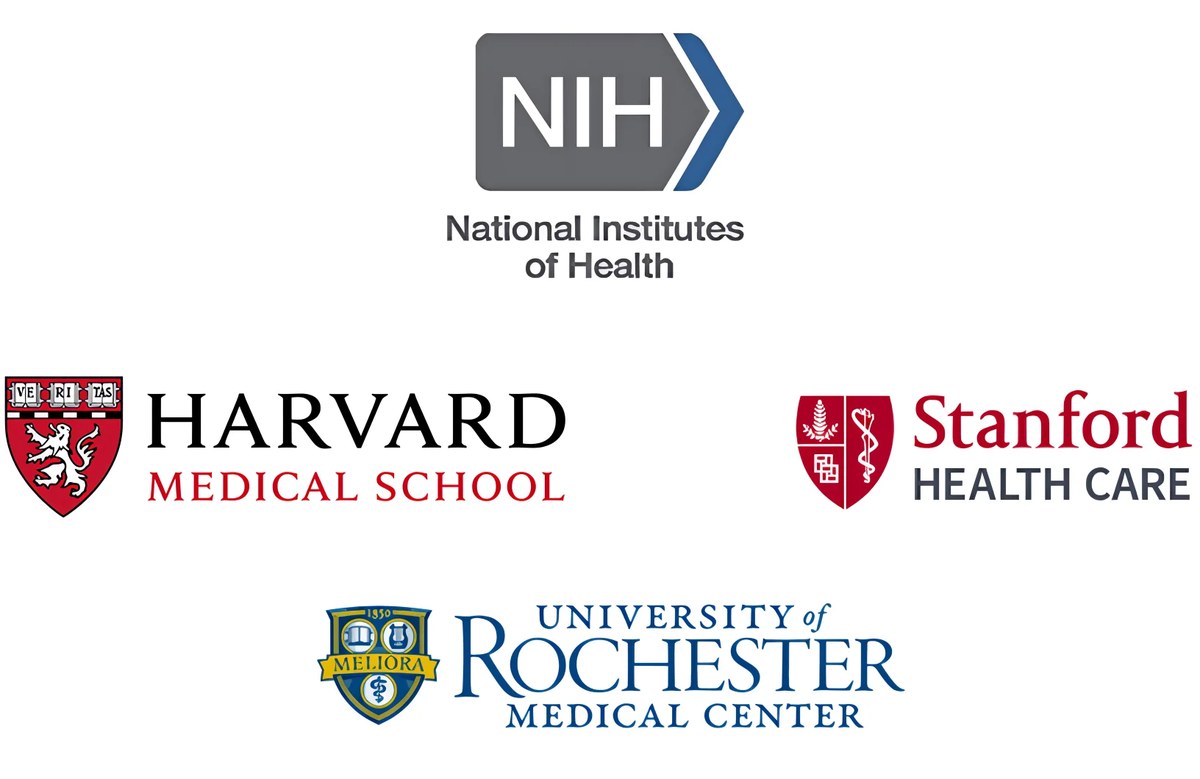 Research institutions whose published sleep studies inform this method: National Institutes of Health, Harvard Medical School, Stanford Health Care and University of Rochester Medical Center